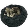 Round Dog Bed Long Plush Pet Cat Bed For Large Medium Pets Puppys Small Dog Beds For Dogs House Overseas Warehouse Dropshipping