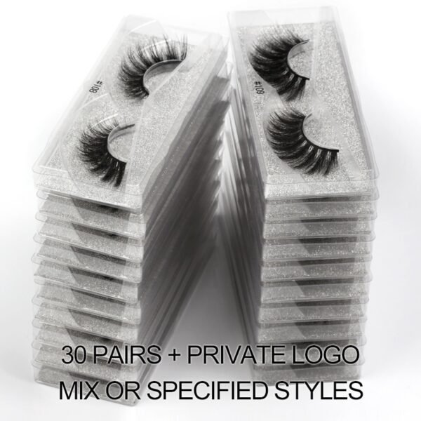 Wholesale Eyelashes 20/30/50/100 pcs 3d Mink Lashes Natural Mink Eyelashes Wholesale False Eyelashes Makeup False Lashes In Bulk - Image 14