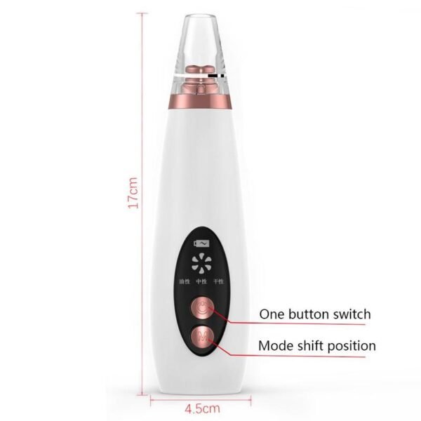 USB Blackhead Black Dot Remover Face Pore Vacuum Skin Care Acne Pore Cleaner Pimple Removal Vacuum Suction Tools (as photo shows) - Image 4