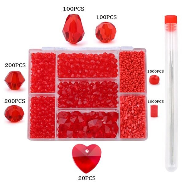 Wholesale mixed shape beads set Crystal beads Faceted Austria beads charm Glass Beads Loose Spacer Beads for Jewelry making DIY - Image 18