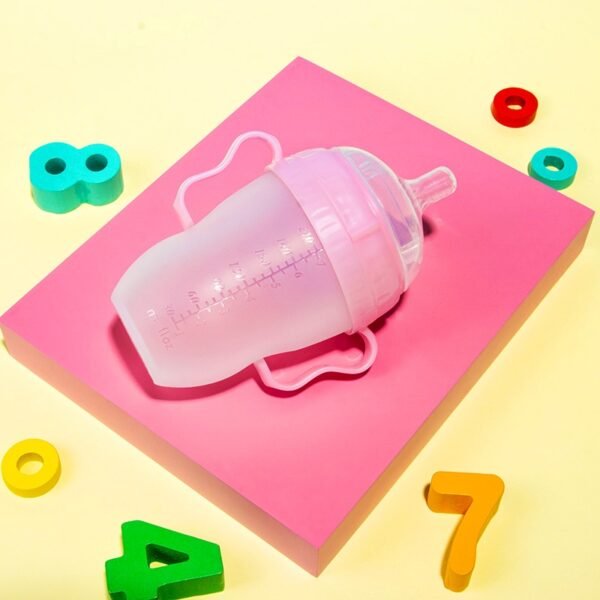 Silicone Baby Bottle Baby Milk Silicone Feeding Bottle Kids Drink Water Bottle Children Bottle - Image 6