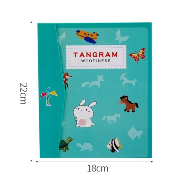Magnetic 3D  Puzzle Jigsaw Tangram Game Montessori Learning Educational Drawing Board Games Toy Gift for Children Brain Tease - Image 5