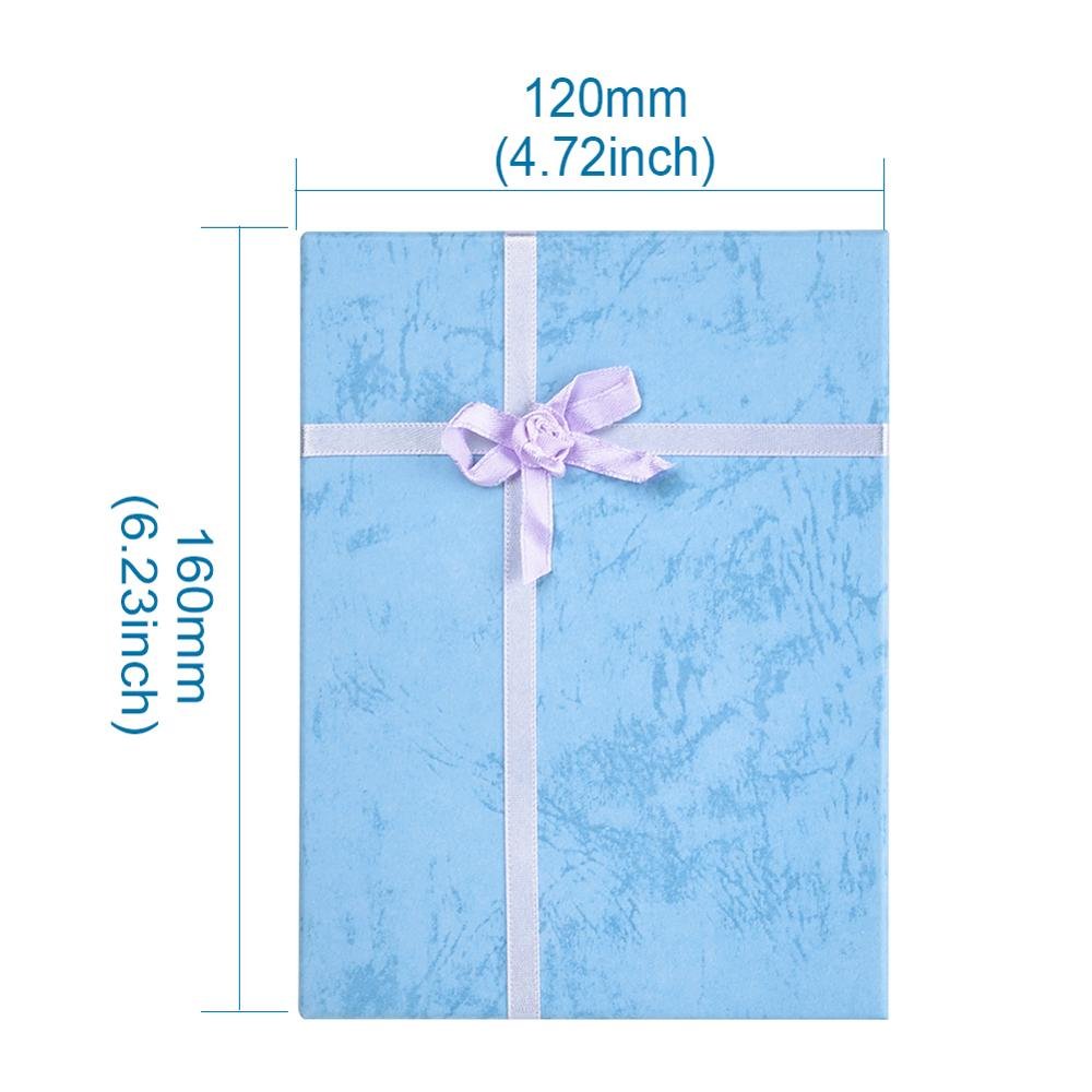 12pcs Cardboard Jewelry Set Gift Box Ring Necklace Bracelets Earring Gift Packaging Boxes With Sponge Inside Rectangle - Image 22