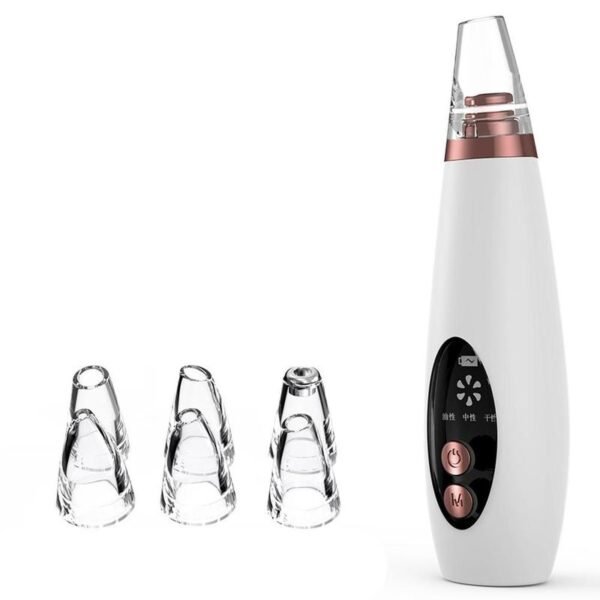 USB Blackhead Black Dot Remover Face Pore Vacuum Skin Care Acne Pore Cleaner Pimple Removal Vacuum Suction Tools (as photo shows) - Image 2