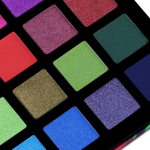 UCANBE Spotlight 40 Color Eye Shadow Palette Colorful Artist Shimmer Glitter Matte Pigmented Powder Pressed Eyeshadow Makeup Kit - Image 4