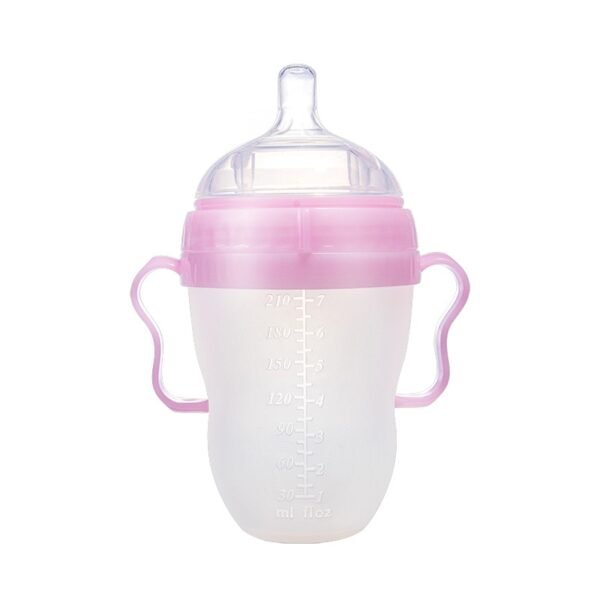 Silicone Baby Bottle Baby Milk Silicone Feeding Bottle Kids Drink Water Bottle Children Bottle - Image 7