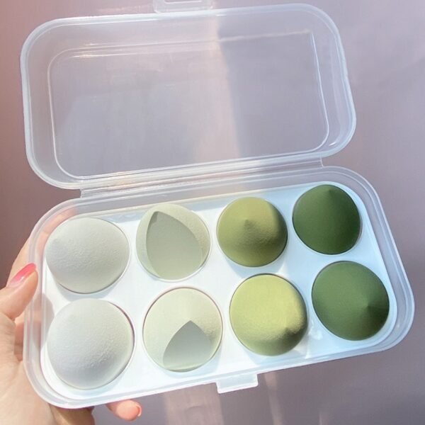 8PCS Face Makeup Puff Sponge Set Beauty Foundation Powder Blush Blender Makeup Accessories Tools Cosmetic Blending Sponges - Image 8
