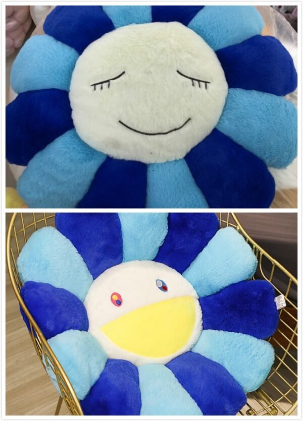 1pc super big Plush Sun Flowers Pillow Soft Toy Stuffed Toy Plush Mats Meditation Cushion Floor Cushions for Kids - Image 9
