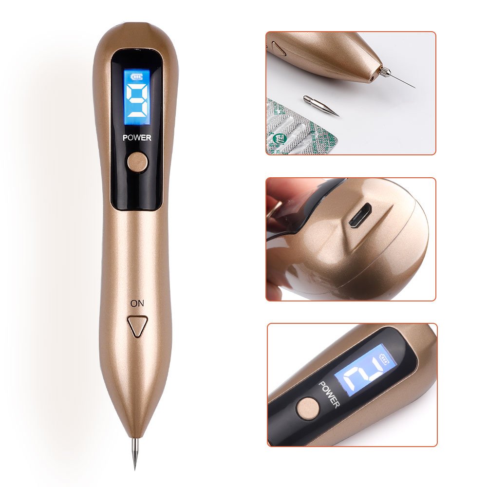 LCD Plasma Pen LED Lighting Laser Tattoo Mole Removal Machine Face Care Skin Tag Removal Freckle Wart Dark Spot Remover - Image 4