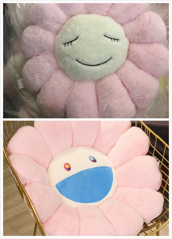 1pc super big Plush Sun Flowers Pillow Soft Toy Stuffed Toy Plush Mats Meditation Cushion Floor Cushions for Kids - Image 15