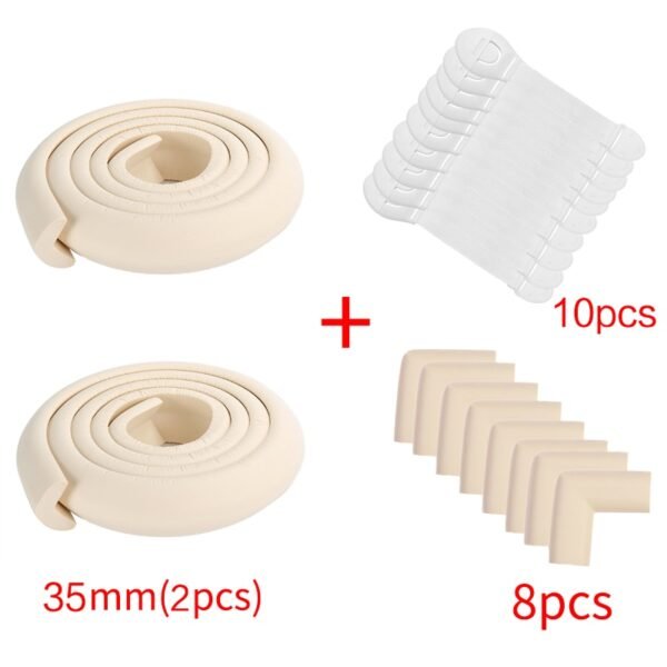 4M+8pcs Baby Safety Proofing Edge Corner Guards Desk Table Corner Protector Children Protection Furniture Bumper Corner Cushion - Image 16