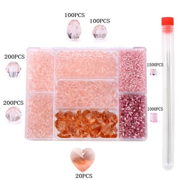 Wholesale mixed shape beads set Crystal beads Faceted Austria beads charm Glass Beads Loose Spacer Beads for Jewelry making DIY - Image 7