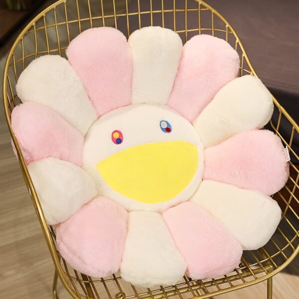 1pc super big Plush Sun Flowers Pillow Soft Toy Stuffed Toy Plush Mats Meditation Cushion Floor Cushions for Kids - Image 5