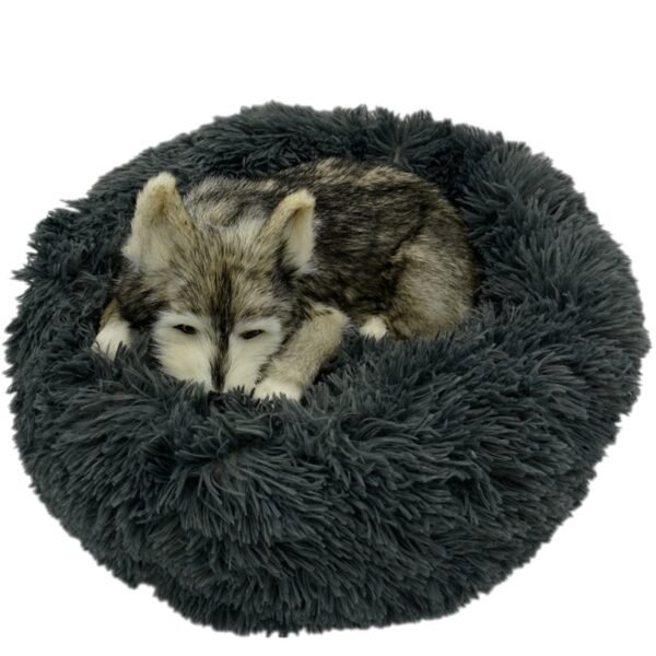 Round Dog Bed Long Plush Pet Cat Bed For Large Medium Pets Puppys Small Dog Beds For Dogs House Overseas Warehouse  Dropshipping - Image 2
