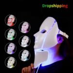 Dropshipping free shipping Photon Electric LED Facial Mask LED mask Light Therapy Beauty Skin Care 7 colors 3 colors  women