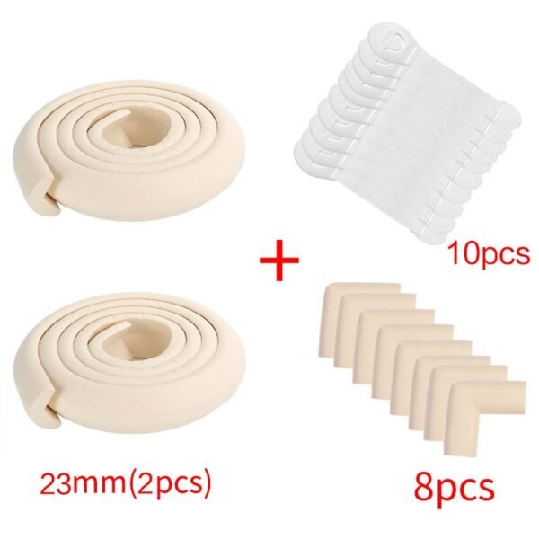 4M+8pcs Baby Safety Proofing Edge Corner Guards Desk Table Corner Protector Children Protection Furniture Bumper Corner Cushion - Image 21