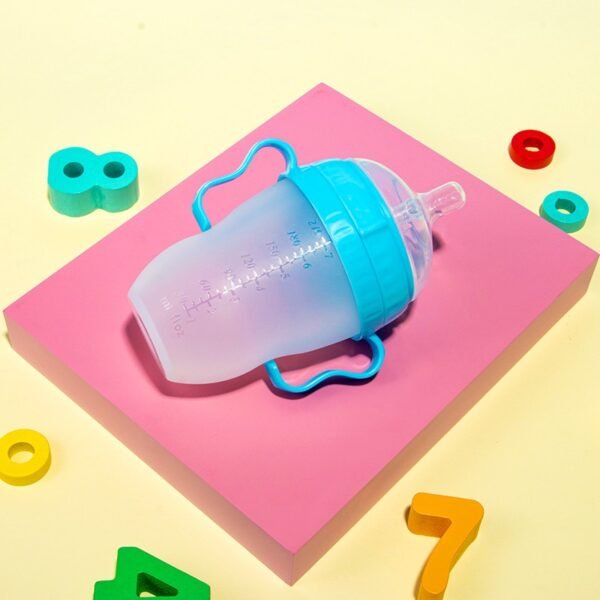 Silicone Baby Bottle Baby Milk Silicone Feeding Bottle Kids Drink Water Bottle Children Bottle - Image 5