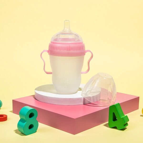 Silicone Baby Bottle Baby Milk Silicone Feeding Bottle Kids Drink Water Bottle Children Bottle - Image 3