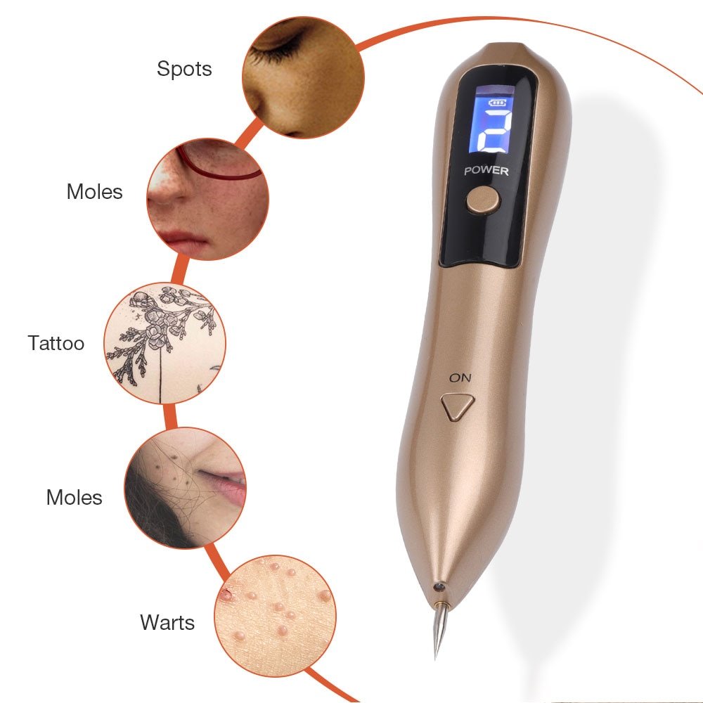 LCD Plasma Pen LED Lighting Laser Tattoo Mole Removal Machine Face Care Skin Tag Removal Freckle Wart Dark Spot Remover - Image 3