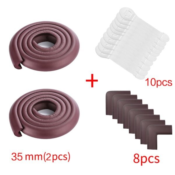 4M+8pcs Baby Safety Proofing Edge Corner Guards Desk Table Corner Protector Children Protection Furniture Bumper Corner Cushion - Image 29