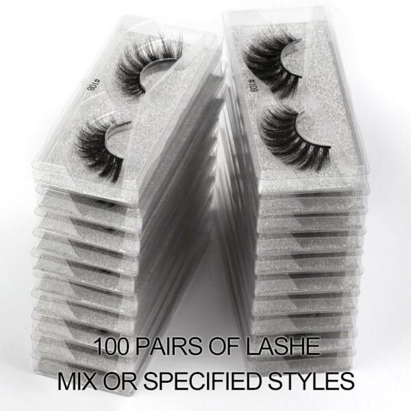 Wholesale Eyelashes 20/30/50/100 pcs 3d Mink Lashes Natural Mink Eyelashes Wholesale False Eyelashes Makeup False Lashes In Bulk - Image 8