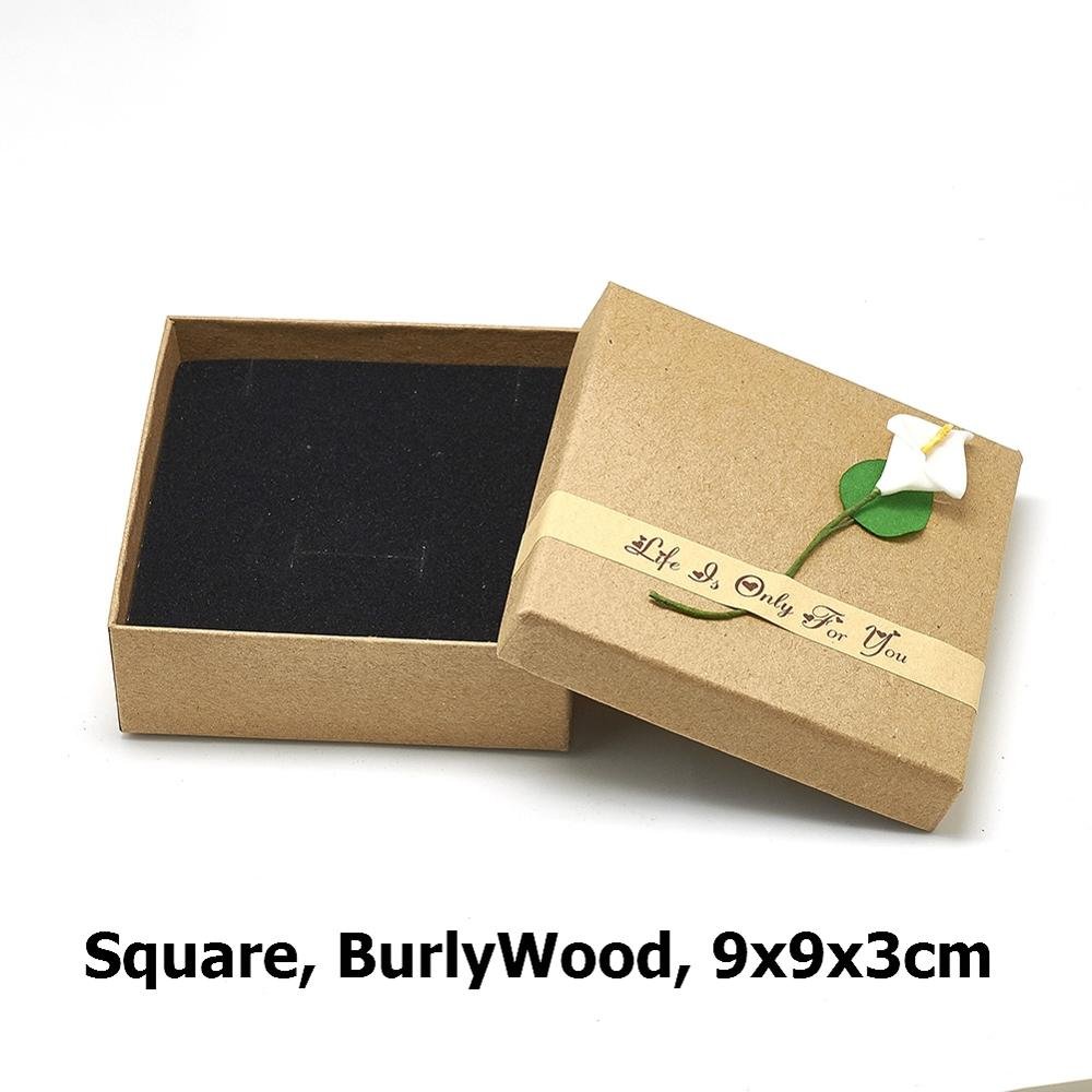 12pcs Cardboard Jewelry Set Gift Box Ring Necklace Bracelets Earring Gift Packaging Boxes With Sponge Inside Rectangle - Image 29