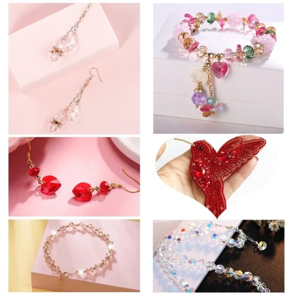 Wholesale mixed shape beads set Crystal beads Faceted Austria beads charm Glass Beads Loose Spacer Beads for Jewelry making DIY - Image 6