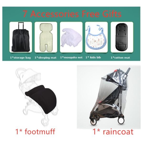 Light Travel  Baby Stroller Portable Infant Trolley Prams Newborn B B Cart Girl Boy 0~4 Years Old Carry On Plane Fast Shipping - Image 3