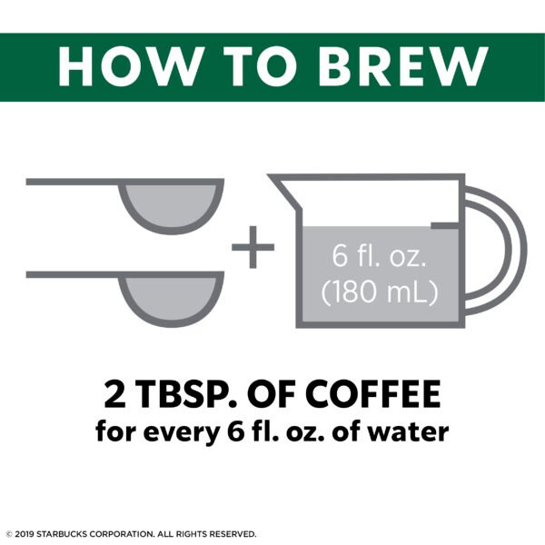 Starbucks Medium Roast Ground Coffee — Breakfast Blend — 100% Arabica — 1 bag (12 oz.) - Image 6